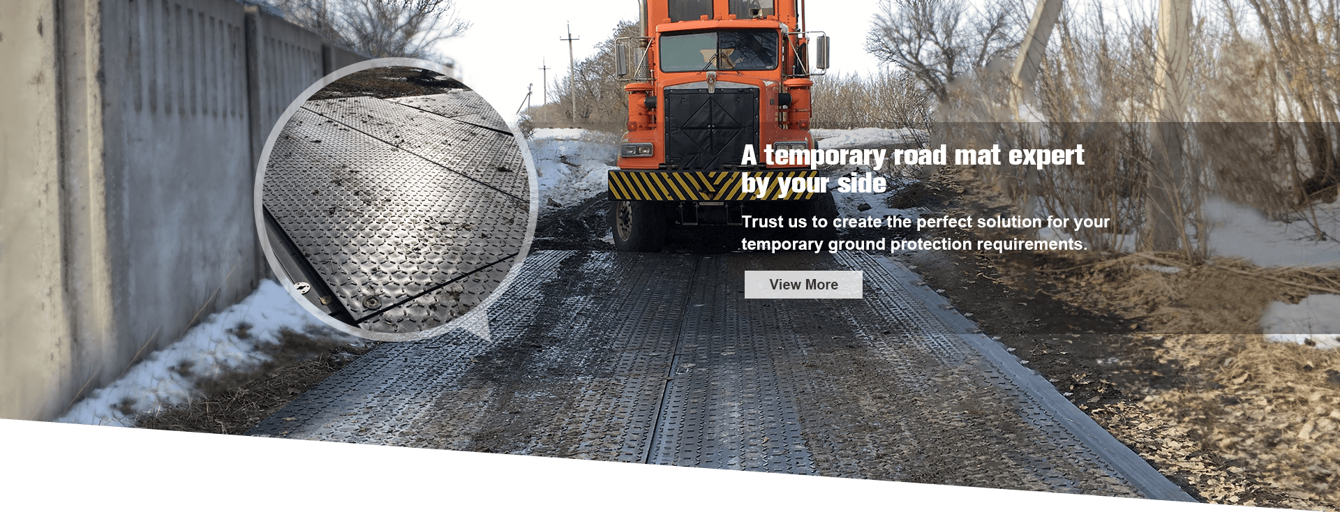 A temporary road mat expert by your side