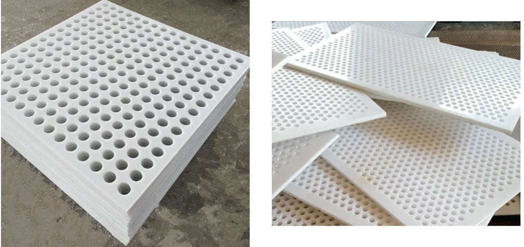 Food grade HDPE plastic sheet with perforated holes