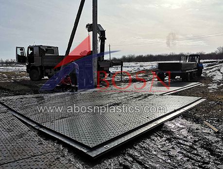Waterproof rig drilling mat hollow ground protection mats ways