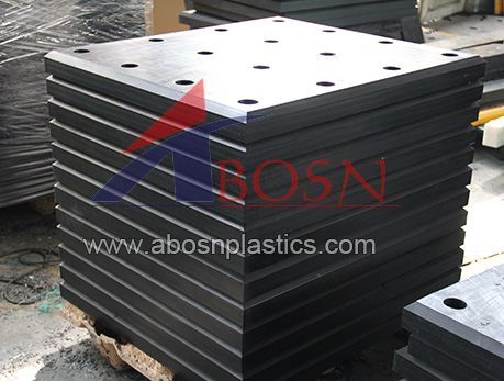 High density polyethylene marine fender facing pad UHMWPE wharf fender panel