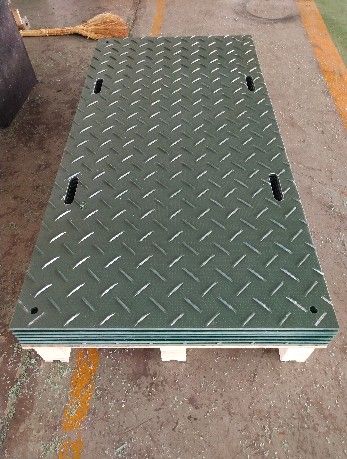 hdpe road duty 4x8 temporary resist mat rubber ground heavy ft plastic construction wear