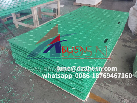 peace Fighter wash Durable heavy duty ground protection mats/ polyethylene construction  temporary work platform Factory China
