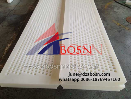 Plastic UHMWPE pressing filters plate