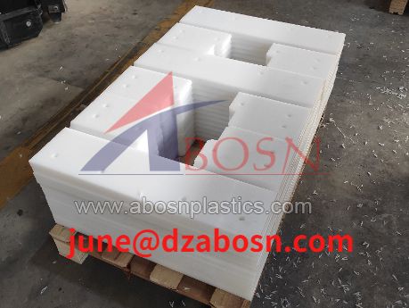 Factory UHMWPE plastic machinery conveyor flight paddle