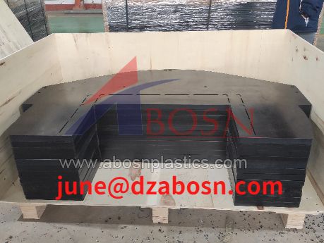 UHMWPE polyethylene abrasion resistance chute mining liner