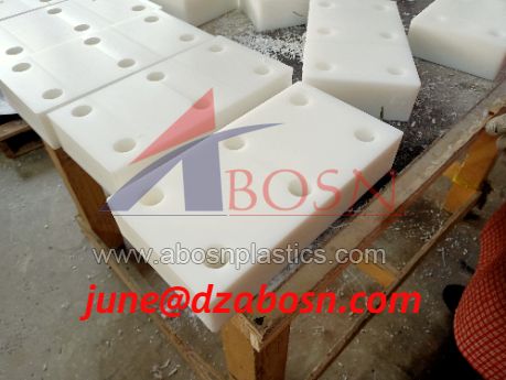 natural color uhmwpe high wear resistance block