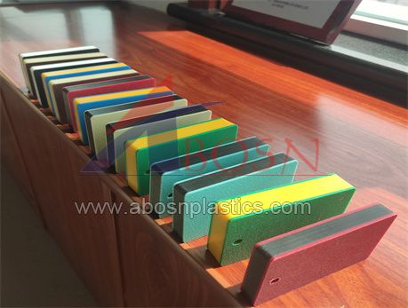 HDPE dual colored textured sheets