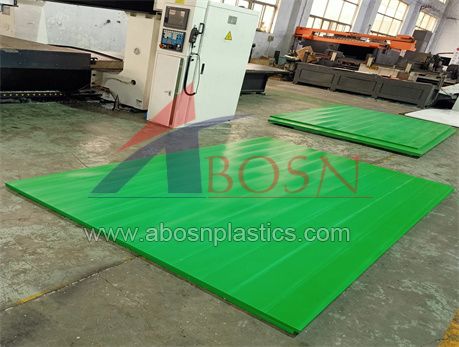 Green wear resistant uhmwpe sheets