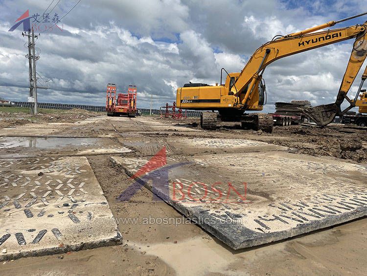 Temporary ground protection mats