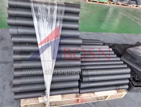 custom extrusion plastic tubes UHMWPE round rods , tubes , bars , pipes