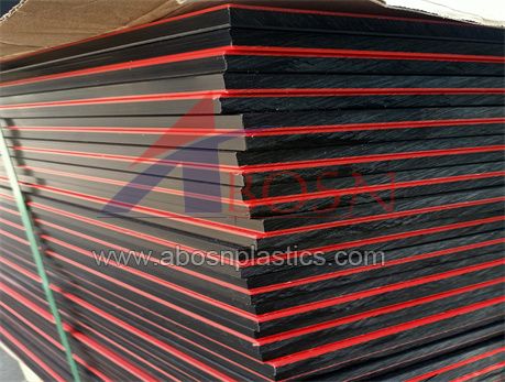 UHMWPE Bicolor plastic sheet double color liner