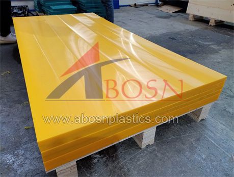 yellow anti-UV UHMWPE plastic panel