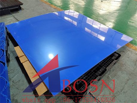 grey smooth mirror HDPE plastic sheets for welding