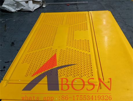 Plastic UHMWPE pressing filters plate
