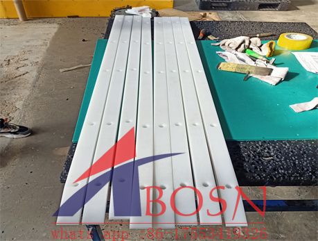 High Wear resistance chain drag conveyor plastic UHMWPE scraper blade