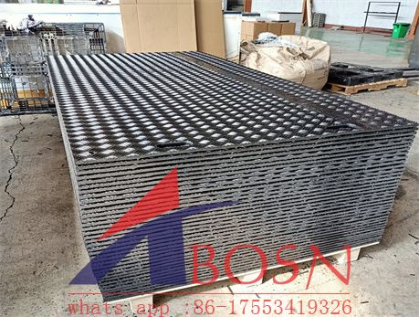 flame retardant temporary access HDPE road mat for vehicles