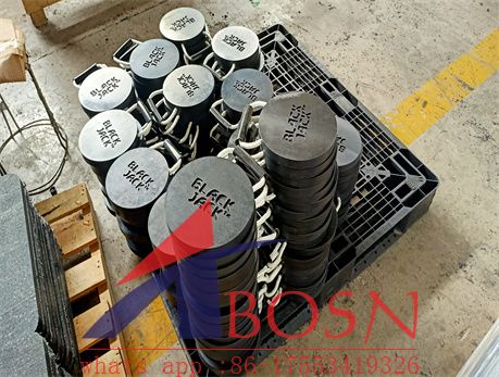 black flat surface UHMWPE wear resistance crane pads
