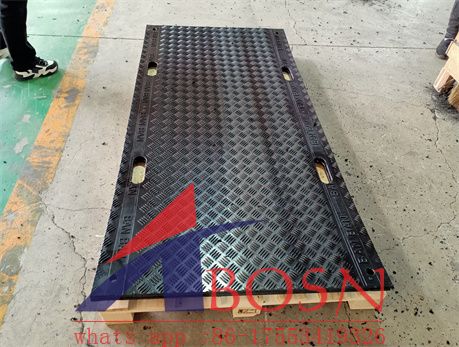 Custom logos hdpe ground protection mats protection track mats system