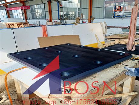 custom black plastic uhmwpe dock marine boat fender facing pad