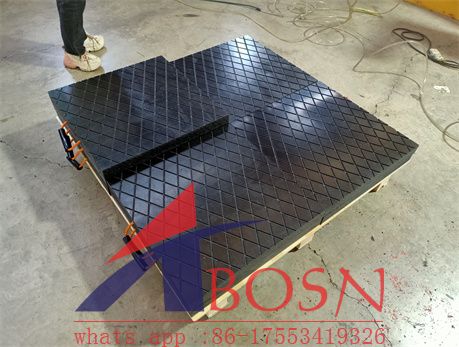 PE crane stabilizer outrigger pad  polyethylene mat