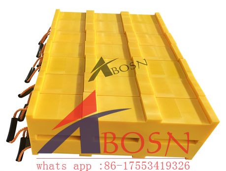 UHMWPE polyethylene plastic cribbing blocks