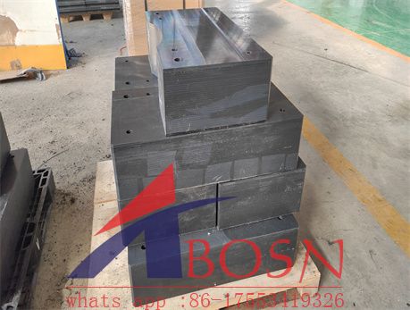 100mm thick uhmwpe block black color