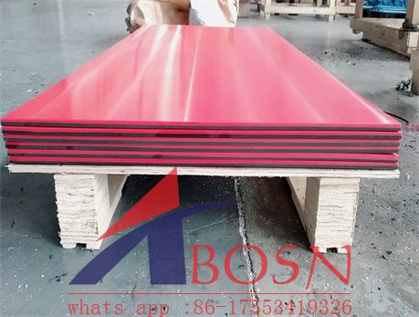 Double colored moulded UHMWPE PE 500 sheet
