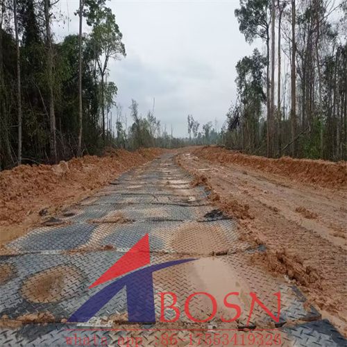 HDPE ground mat / plastic light duty access mat applicated with city construction project