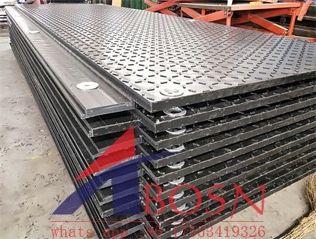 hevey duty ground protection mats hollow ground mats