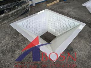 PP filter box paper making element suction box cover