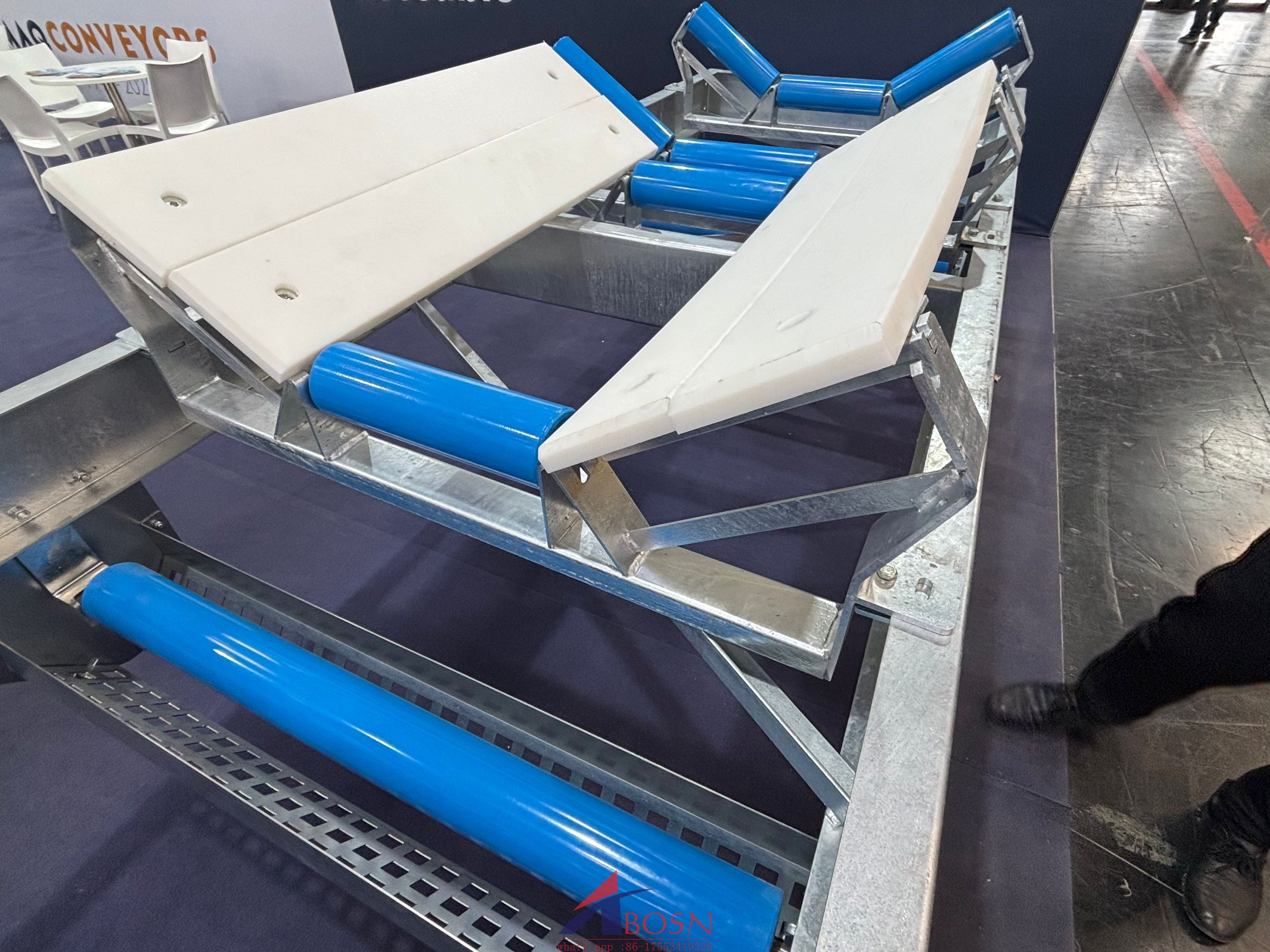 UHMWPE conveyor scrapers