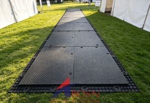 How to quickly build temporary road for  events