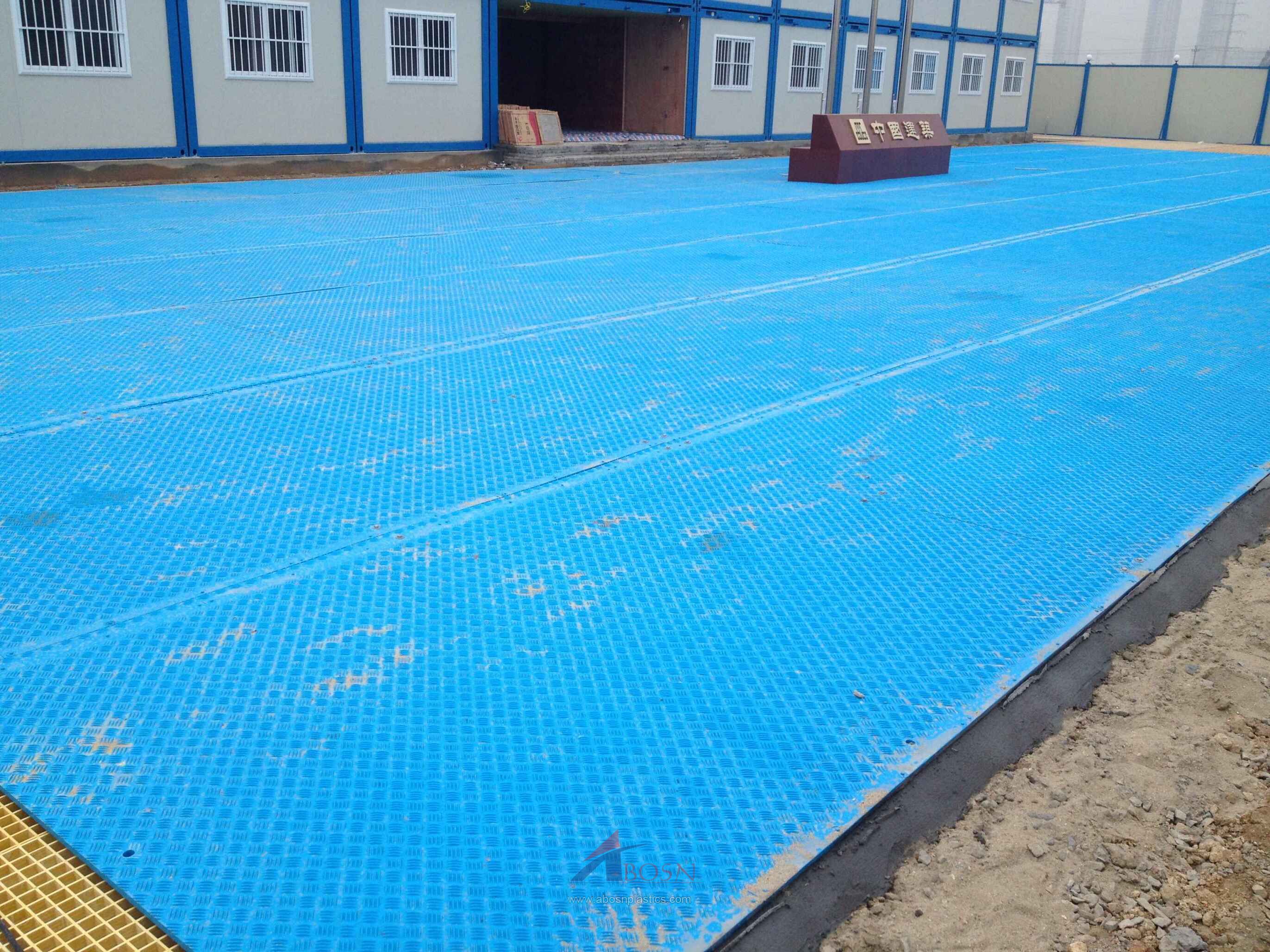 Abosn uhmwpe plastic heavy duty composite ground protection dura base mats