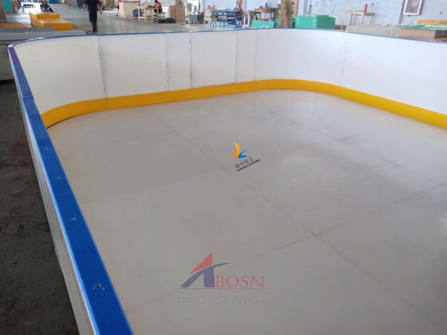 Abosn portable ice hockey dasher board / ice rink fence