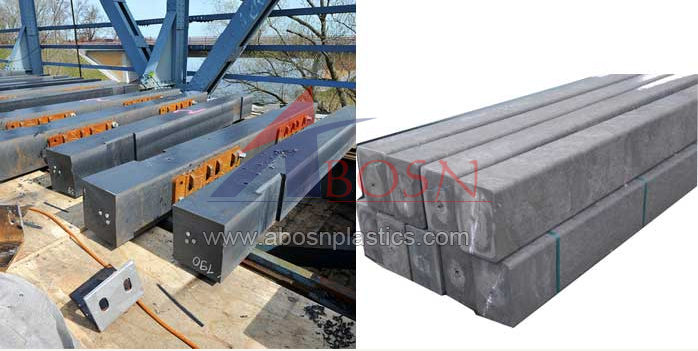 plastic uhmwpe polyethylene railway sleeper