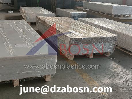 grey smooth mirror HDPE plastic sheets for welding