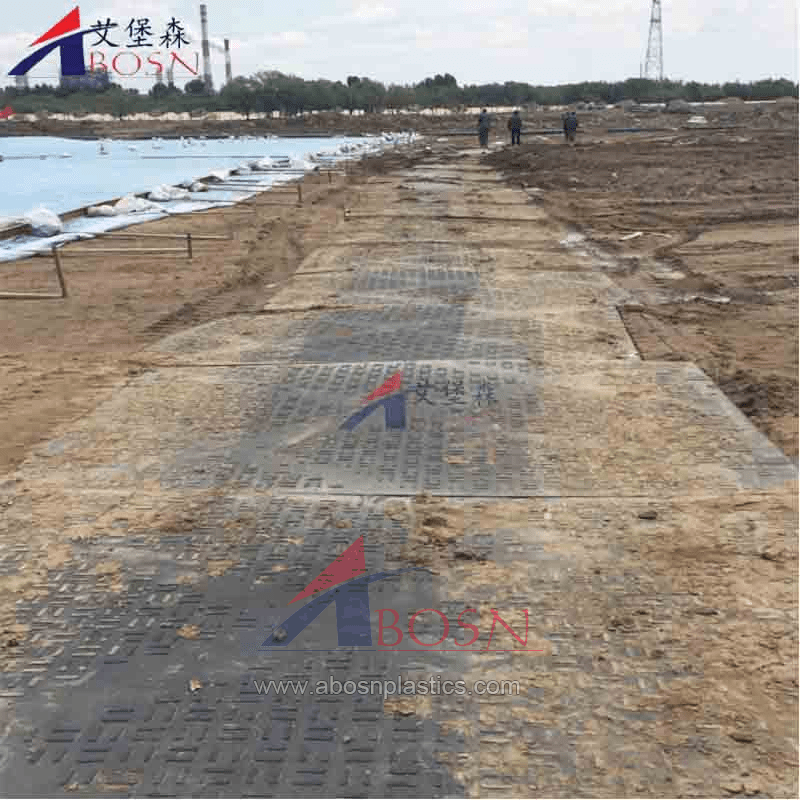 Temporary ground protection mats