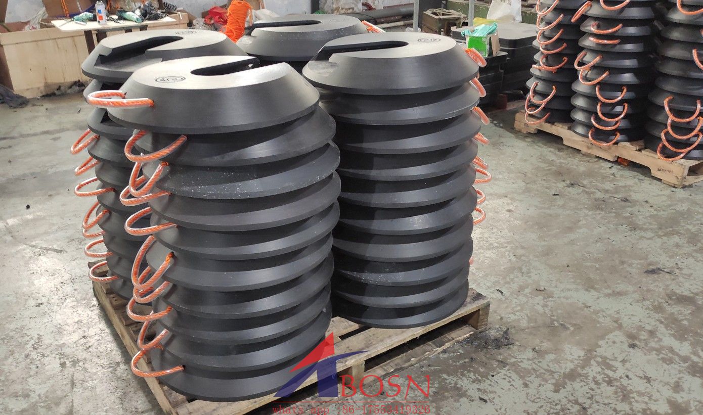 STABILIZER CONICAL PADS WITH CAVITY