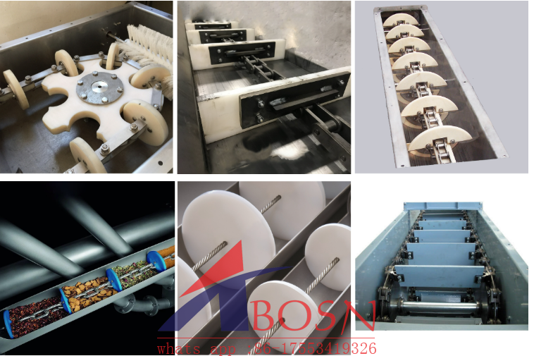 UHMWPE conveyor scrapers