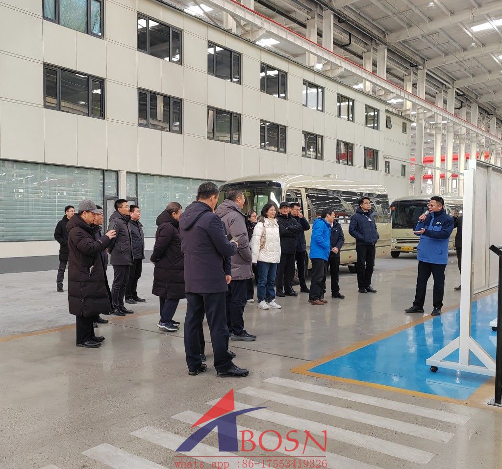 Tsinghua University Delegation Visits Abosn Shielding polyethylene Factory